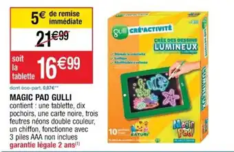 Magic pad gulli