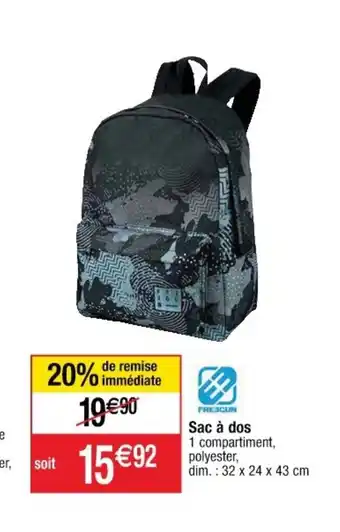 Cora x Carrefour Sac à Dos offre