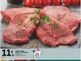 E.Leclerc Viande Bovine Steak à Griller offre