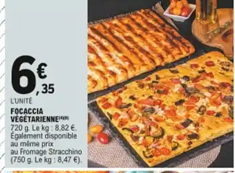 E.Leclerc Focaccia Végétarienne offre