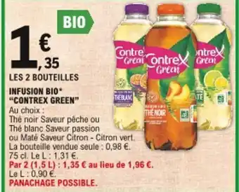E.Leclerc Contrex Green Infusion Bio offre