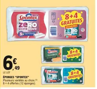 Éponges Spontex