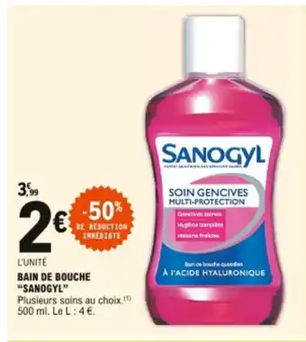 E.Leclerc Sanogyl Bain de Bouche offre