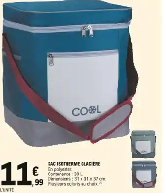 E.Leclerc Sac Isotherme Glacière offre