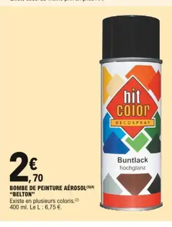 Belton Bombe de Peinture Aérosol