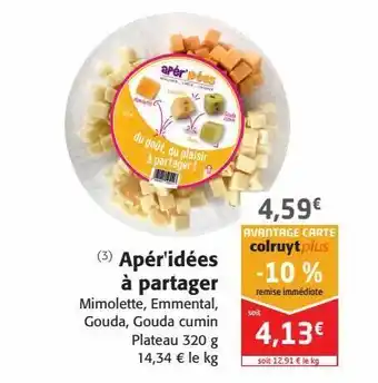 Colruyt Apér'idées à partager offre