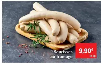 Colruyt Saucisses au fromage offre