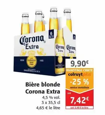 Colruyt Bière blonde corona extra offre