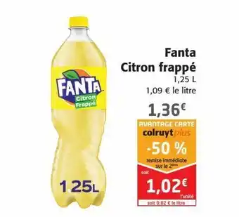 Colruyt Fanta citron frappé offre