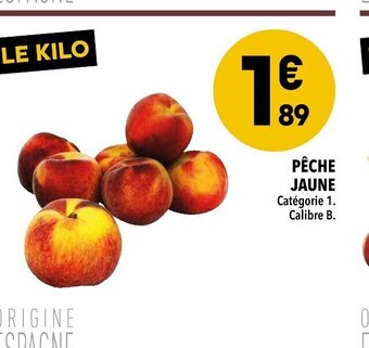 Supeco Pêche Jaune offre
