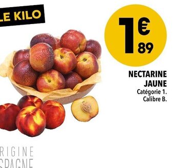 Supeco Nectarine Jaune offre