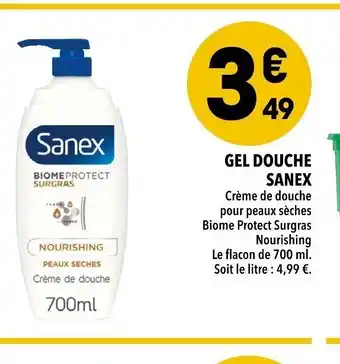 Supeco Sanex Gel Douche offre