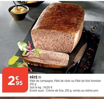 Bi1 Pâté offre