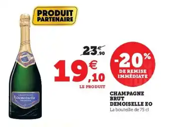 U Express Champagne Brut Demoiselle Eo offre