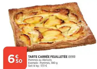 Tarte Carrée Feuilletée
