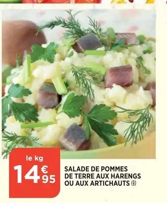 Bi1 Salade de Pommes de Terre Aux Harengs Ou Aux Artichauts offre
