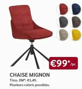 Chaise Mignon