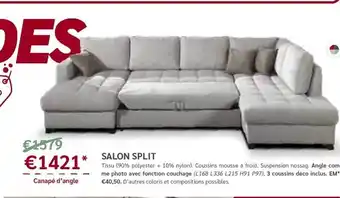 Canapé D'angle Split