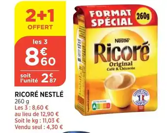 Bi1 Ricoré Nestlé offre