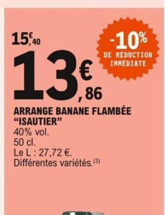 E.Leclerc Arrange Banane Flambée "Isautier" offre