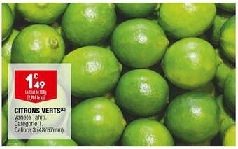 ALDI Citrons verts offre