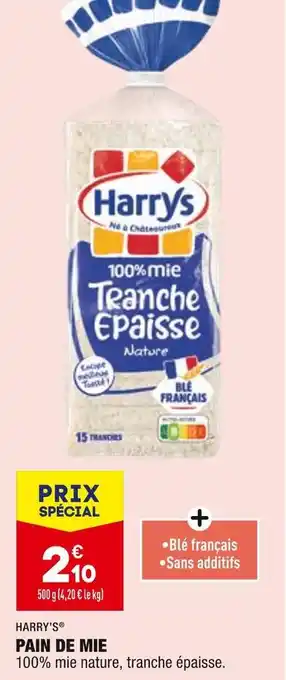 ALDI Harry’s pain de mie offre