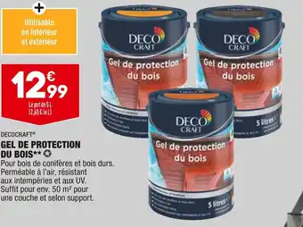 ALDI Decocraft gel de protection du bois* offre