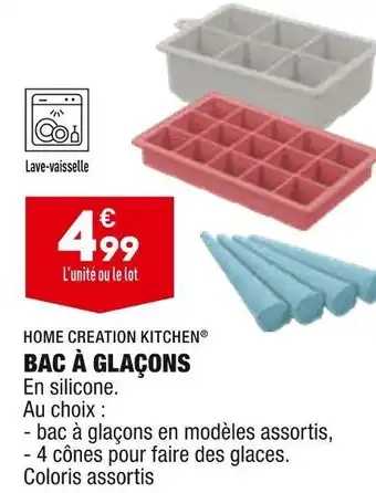 ALDI Home creation kitchen bac à glaçons offre
