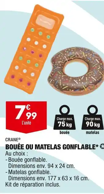 ALDI Crane bouée ou matelas gonflable offre