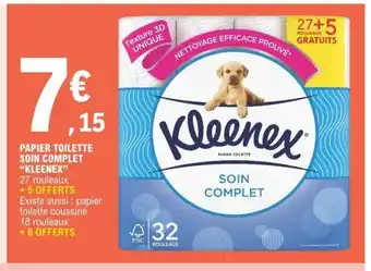 E.Leclerc Papier Toilette Soin Complet "Kleenex" offre