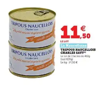 Super U Tripous Naucellois Charles Savy offre