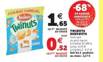Super U Twinuts Benenuts offre