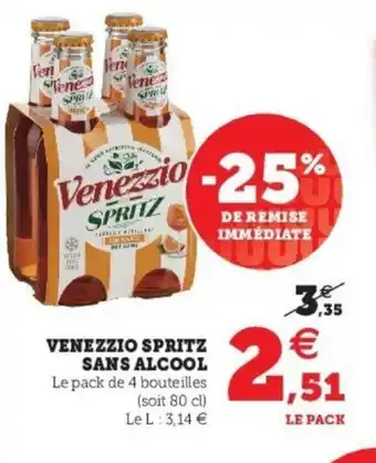 Super U Venezzio Spritz Sans Alcool offre