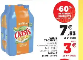 Super U Oasis Tropical offre
