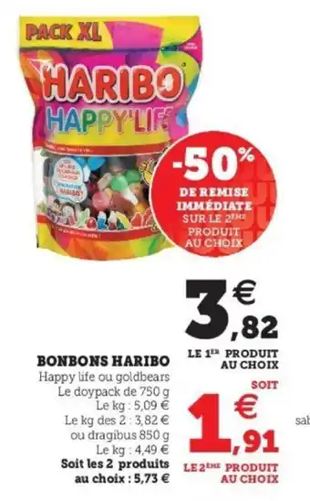 Super U Bonbons Haribo offre