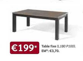 Meubles Crack Table Fixe offre