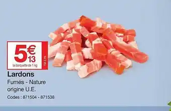 Promocash Lardons offre