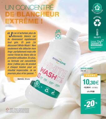 Stanhome White Wash offre