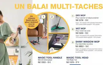 Stanhome Dry Mop, Wet Mop, Shiny Window Mop, Magic Tool Handle, Magic Tool Head offre
