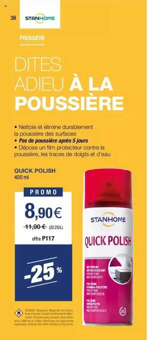 Stanhome Quick Polish offre