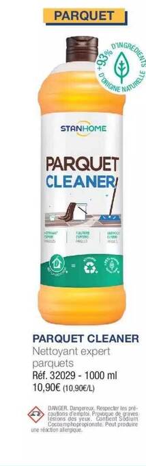 Stanhome Parquet Cleaner offre