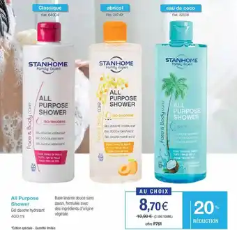 Stanhome All Purpose Shower offre