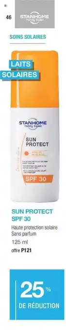 Stanhome Sun Protect Spf 30 offre