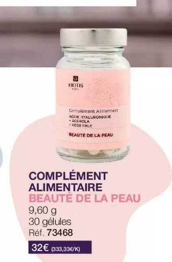 Stanhome Complément Alimentaire Beauté De La Peau offre