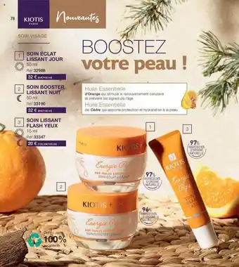 Stanhome Soin éclat Lissant Jour, Soin Booster Lissant Nuit, Soin Lissant Flash Yeux offre