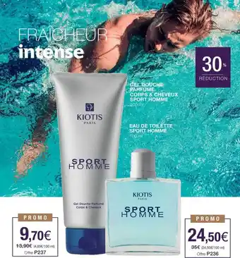 Stanhome Gel Douche Parfumé Corps & Cheveux Sport Homme, Eau De Toilette Sport Homme offre