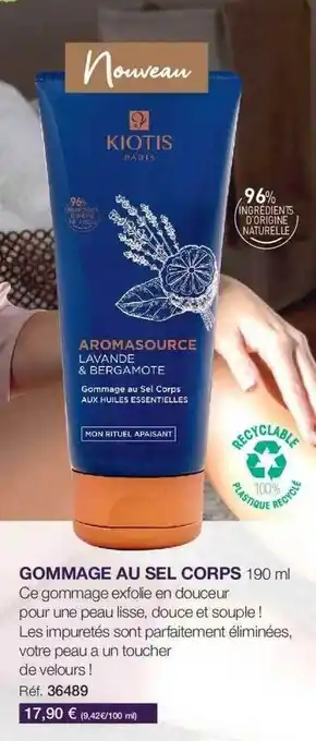 Stanhome Gommage Au Sel Corps offre