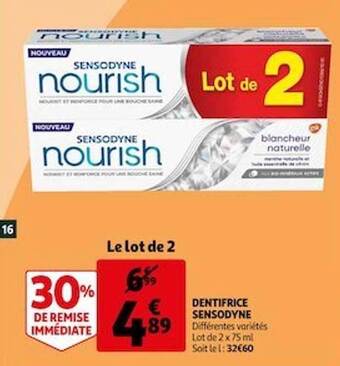 Dentifrice Sensodyne