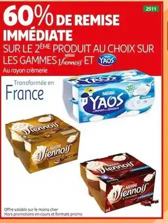 Auchan Les Gammes Viennois Et Yaos offre