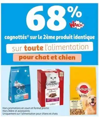 Auchan L'alimentation Pour Chat Et Chien offre